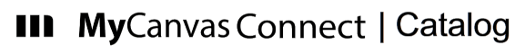 MyCanvas Connect Catalog MyCanvas Connect Catalog